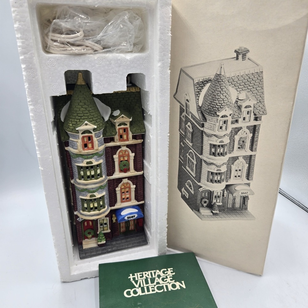 NEW Dept 56 5607 Park Avenue Townhouse 59773 Christmas In The City Heritage Gift